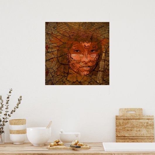 Poster Serene Warrior (Cuisine)