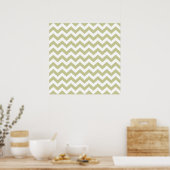 Poster Serengeti Safari Chevron (Cuisine)