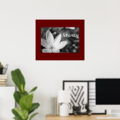 Poster Sérénité (Bureau à domicile)