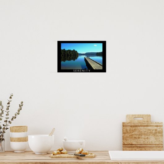 Poster Sérénité (Cuisine)