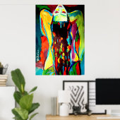 Poster Sérénité (Bureau à domicile)