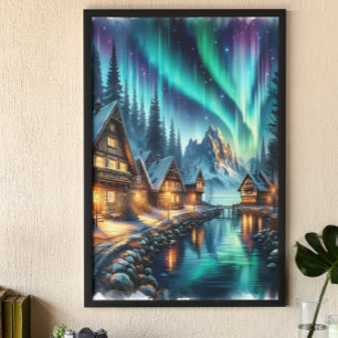 Poster Sérénité au bord des eaux