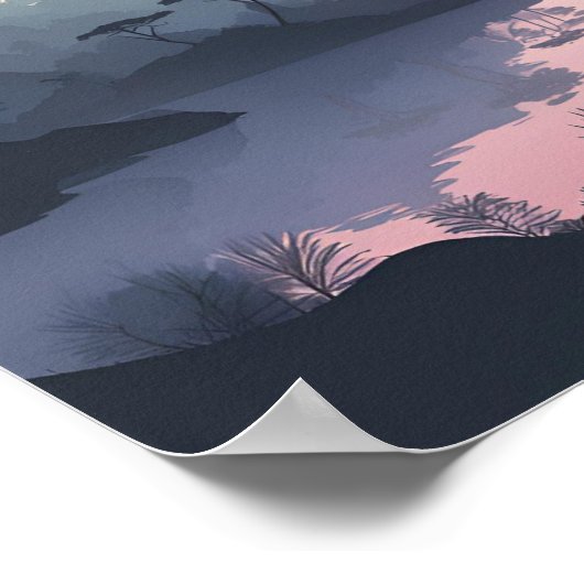 Poster Sérénité de Blush Horizon (Coin)