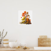 Poster Sérénité de la saison automnale (Cuisine)
