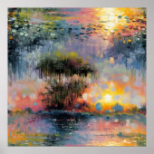 Poster Sérénité de Monet (Devant)