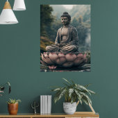Poster Sérénité du Bouddha Lotus