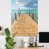 Poster Sérénité en mer (Bureau à domicile)