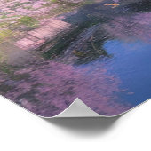 Poster Sérénité en Pink, Cherry Blossom River (Coin)