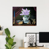 Poster Sérénité Lilas (Bureau à domicile)