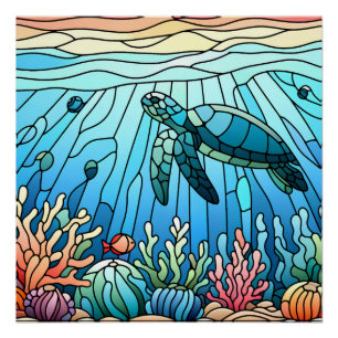 Poster Sérénité océanique