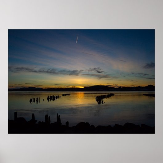 Poster Sérénité sous le paysage (Devant)