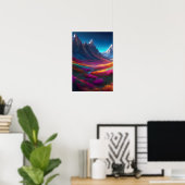 Poster Sérénité spectaculaire, couleurs dans la vallée (Bureau à domicile)