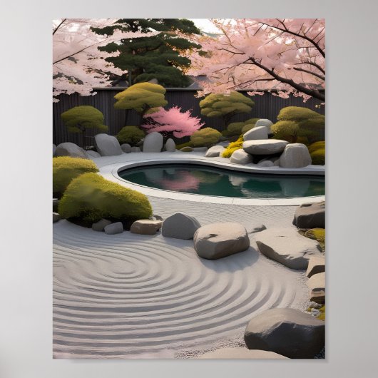 Poster Sérénité zen (Devant)