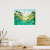 Poster Serenity Impression De La Peinture Original (Cuisine)