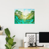 Poster Serenity Impression De La Peinture Original (Bureau à domicile)