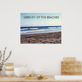 Poster Serenity of the Beaches Coastal Scene (Cuisine)