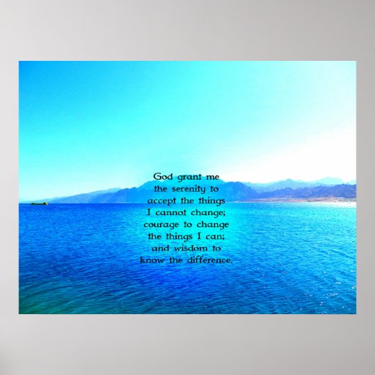 Poster Serenity Prayer (Devant)