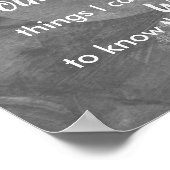 Poster Serenity prayer gray and white natlure art  (Coin)