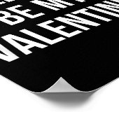 Poster Serez-vous ma Saint-Valentin_ - (Coin)