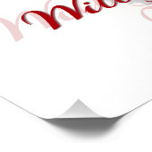 Poster Serez-vous ma Saint-Valentin – Impression d'art ro (Coin)
