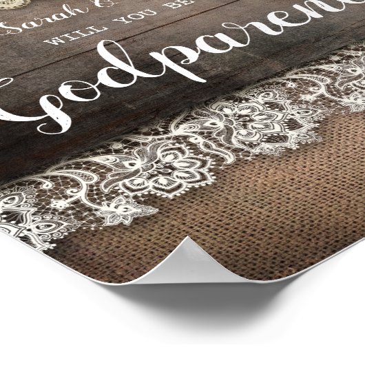 Poster Serez-vous mes parents - Rustic Photo Don (Coin)