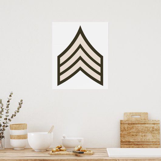 Poster Sergent d'armée (Cuisine)