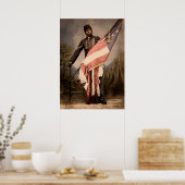 Poster Sergent vintage William Carney 1864 (Cuisine)