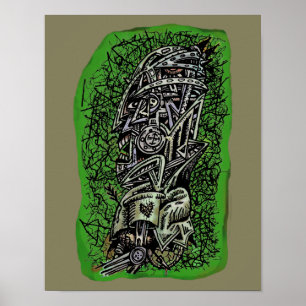 Poster Sergent zombie, par Brian Benson,