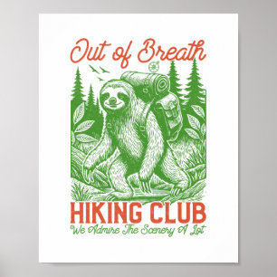 Poster Serial Chiller Sloth Hanging de la branche