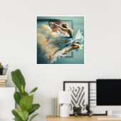 Poster Série Ballerine (Bureau à domicile)