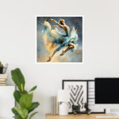 Poster Série Ballerine (Bureau à domicile)