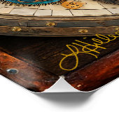 Poster Série Coeur en verre doré Steampunk Steampunk (Coin)