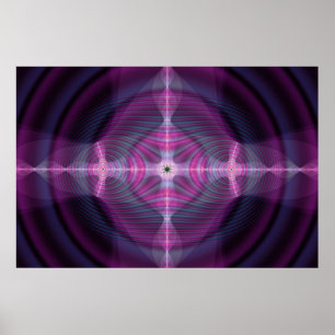 Poster Série d'affiche de haute résolution de fractale 
