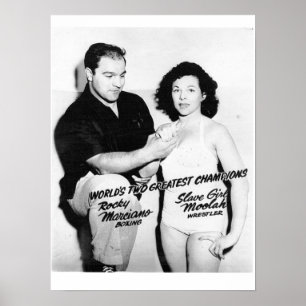 Poster Série d'affiches de lutte vintage