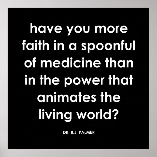 Poster Série de citations de Dr Palmer Faith Imprimer (Devant)