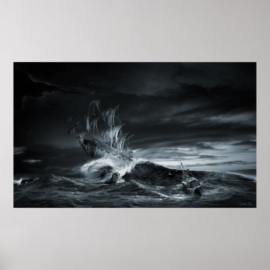 Poster Série de navires fantômes : La neuvième vague (Devant)