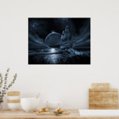 Poster Série de vaisseau fantôme : Pleine lune se lève (Cuisine)