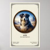 Poster Série de zoologie Aidi (Devant)