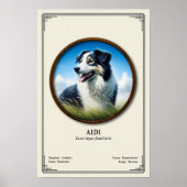 Poster Série de zoologie Aidi (Devant)