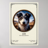 Poster Série de zoologie Aidi (Devant)