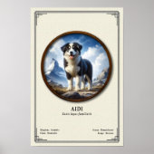 Poster Série de zoologie Aidi (Devant)