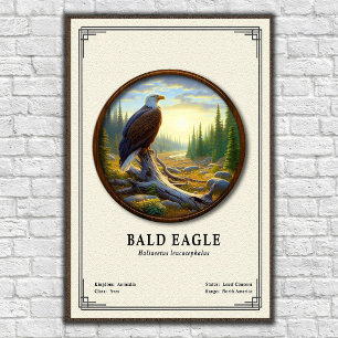 Poster Série de zoologie de l'aigle royal
