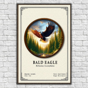 Poster Série de zoologie de l'aigle royal