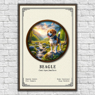 Poster Série de zoologie du Beagle