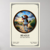Poster Série de zoologie du Beagle (Devant)
