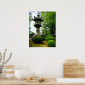 Poster Série Jardin Japonais (Cuisine)