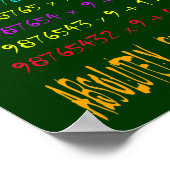 Poster Série mathématique Extraordinaire 3 (Coin)