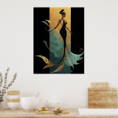 POSTER SÉRIE MERMAID NOIR #1 (Cuisine)