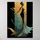 POSTER SÉRIE MERMAID NOIR #1 (Devant)