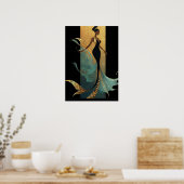 POSTER SÉRIE MERMAID NOIR #1 (Cuisine)